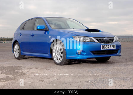 2007 Subaru Impezza WRX 4 Rad Antrieb Sportwagen Stockfoto