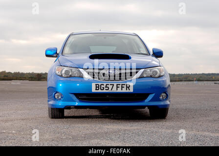 2007 Subaru Impezza WRX 4 Rad Antrieb Sportwagen Stockfoto