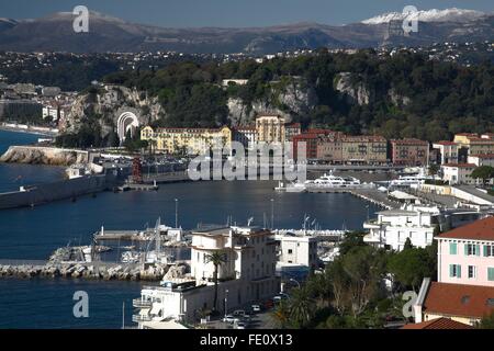 Hafen, Nizza, Alpes-Maritimes, Provence-Alpes-Côte d ' Azur, Frankreich Stockfoto