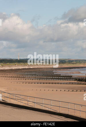 Aberdeen Strand Blick nach Norden, Schottland, Großbritannien Stockfoto