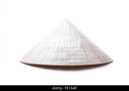 Vietnam-Hut isoliert auf weißem Hintergrund Stockfoto