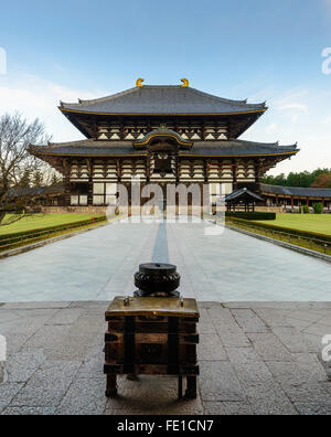 Todaiji Tempel, Nara, Japan, Tor, Eingang Stockfoto