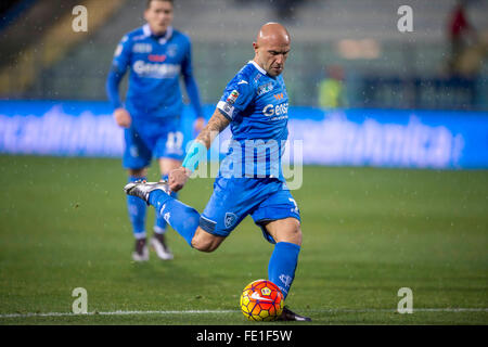 Empoli, Italien. 3. Februar 2016. Massimo Maccarone (Empoli) Fußball: Italienische "Serie A" match zwischen Empoli 1-1 Udinese im Carlo Castellani Stadium in Empoli, Italien. Bildnachweis: Maurizio Borsari/AFLO/Alamy Live-Nachrichten Stockfoto