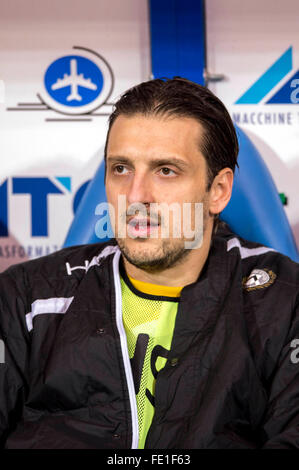 Empoli, Italien. 3. Februar 2016. Zdravko Kuzmanovic (Udinese) Fußball: Italienische "Serie A" match zwischen Empoli 1-1 Udinese im Carlo Castellani Stadium in Empoli, Italien. Bildnachweis: Maurizio Borsari/AFLO/Alamy Live-Nachrichten Stockfoto