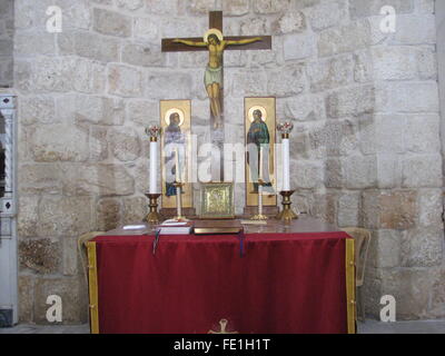 Die Aghia Sophia Kirche, Saidnaya, Syrien Stockfoto