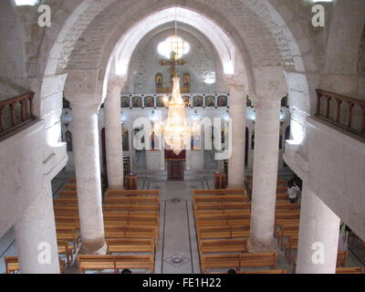 Die Aghia Sophia Kirche, Saidnaya, Syrien Stockfoto