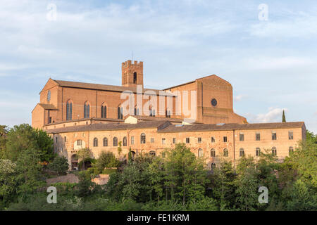 Basilica di San Domenico in Siena, Toskana, Italien Stockfoto