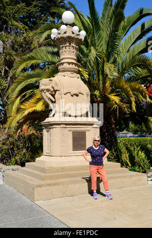 Plaza Vina Del Mar in Sausalito, Kalifornien, USA Stockfoto