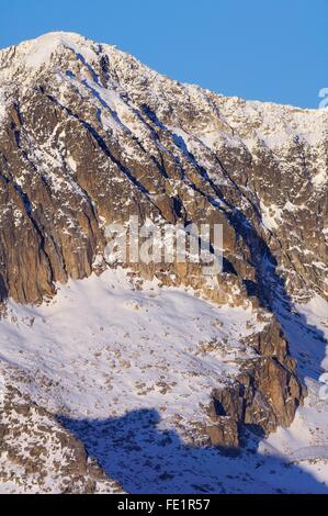 Berg-Sonnenuntergang in Peak Aneto, 3404 m. Posets alles Naturpark, Huesca, Aragon, Pyrenäen, Spanien Stockfoto