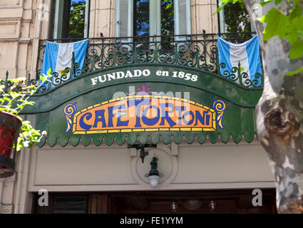 Cafe Tortoni, Buenos Aires Stockfoto