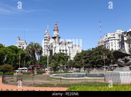 Mariano Moreno Plaza, Buenos Aires Stockfoto