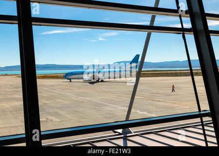 Comandante Armando Tola International Flughafen, El Calafate, Argentinien Stockfoto