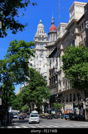 Der Palacio Barolo Gebäude, Avenida de Mayo, Buenos Aires Stockfoto