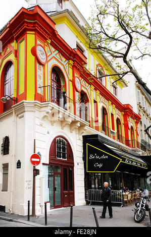 Bataclan-Theater und Bataclan Café, Paris Stockfoto