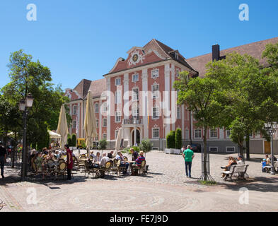 Neues Schloss oder neues Schloss, Schlossplatz, Meersburg, Bodensee, Bodenseekreis, Oberschwaben, Baden-Württemberg, Deutschland Stockfoto