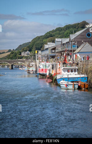 Kai in Looe, cornwall Stockfoto