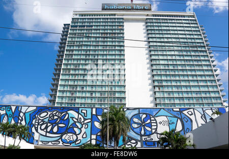 Havanna Libre Hotel in Havanna, Kuba Stockfoto