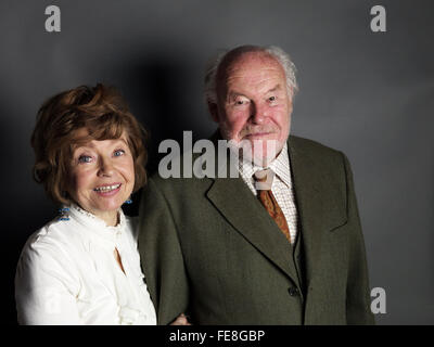 Prunella Scales & Timothy West bei der Oldie des Jahres 2016 Stockfoto