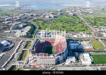 Santa Clara Levi Stadion Nachbarschaft Stockfoto