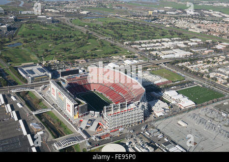 Santa Clara Levi Stadion Nachbarschaft Stockfoto