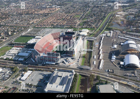 Santa Clara Levi Stadion Nachbarschaft Stockfoto