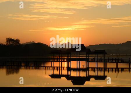 See-Sonnenaufgang Stockfoto