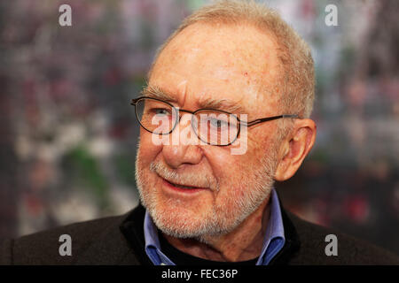 Baden-Baden, Deutschland. 5. Februar 2016. Gerhard Richter-Pressekonferenz, um seine neue Ausstellung "Birkenau" im Frieder Burda Museum Baden-Baden, Deutschland-Credit: Michael Liebrecht/Alamy Live News Stockfoto