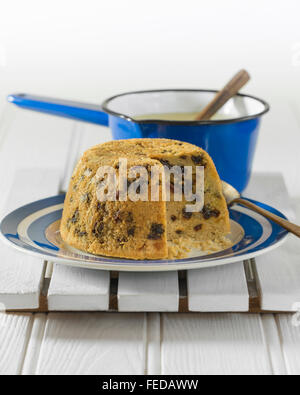 College-Pudding. Traditionelle britische Gerichte Stockfoto