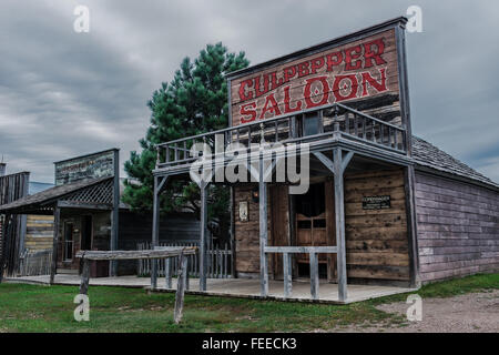 Replik von einem alten saloon Stockfoto