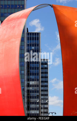 Hötorget Gebäude in Stockholm, Schweden Stockfoto