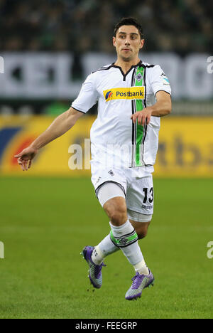 Mönchengladbach, Deutschland. 5. Februar 2016. Fußball Bandesliga, Borussia Moenchengladbach Vs SV Werder Bremen, 5. Februar 2016, Mönchengladbach, Deutschland: Lars Stindl (Mönchengladbach). Bildnachweis: Jürgen Schwarz/Alamy Live-Nachrichten Stockfoto