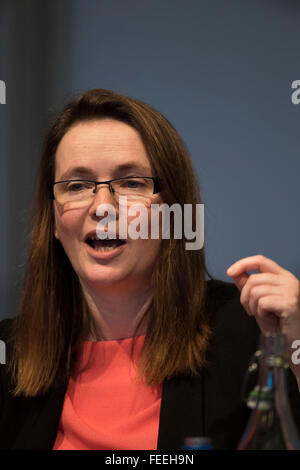 Führer des walisischen Liberaldemokraten Kirsty Williams AM. Stockfoto