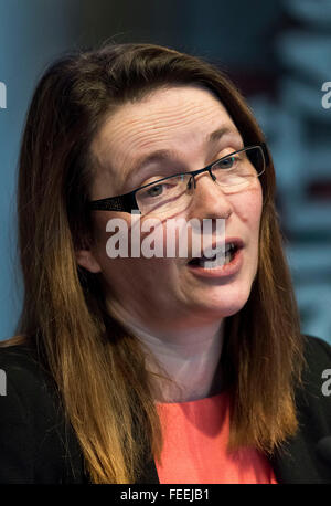 Führer des walisischen Liberaldemokraten Kirsty Williams AM. Stockfoto