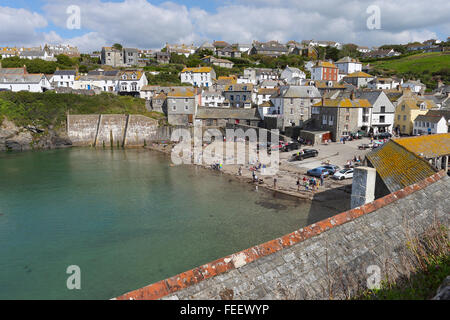 Port Isaac, Hafen, Strand und Dorf, Cornwall, England, UK. Stockfoto