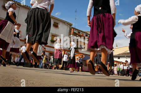 Ökologische Festival der Berbinzana. Navarra. Spanien Stockfoto