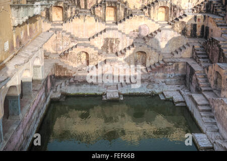 Schritt auch in Jaipur, Rajasthan, Indien, Südasien Stockfoto