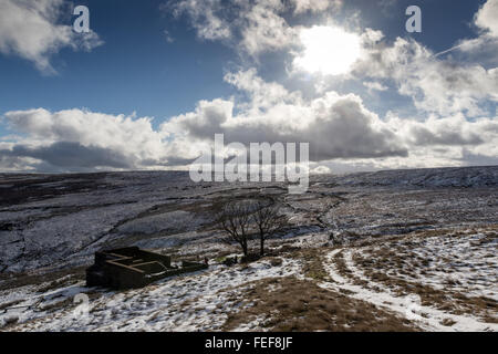 Top Withins, angeblich für Wuthering Heights auf der Pennine Way in der Nähe von Haworth Stockfoto