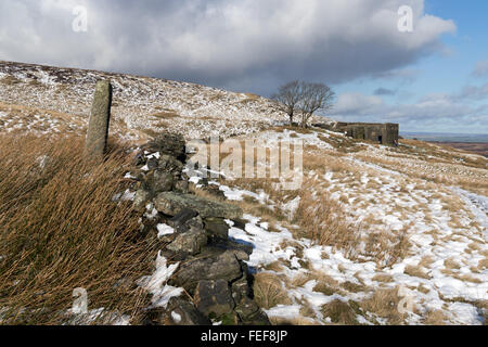 Top Withins, angeblich für Wuthering Heights auf der Pennine Way in der Nähe von Haworth Stockfoto