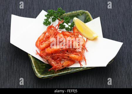frittierte Süßwasser Garnelen, Kawaebi keine Karaage, japanisches Essen Stockfoto