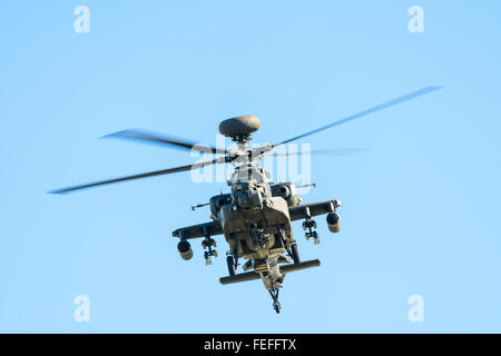 Army Air Corps Apache AH1 Kampfhubschrauber Stockfoto