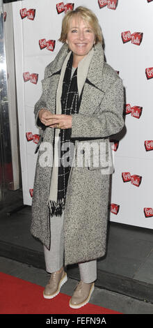 Verschiedene Prominente besuchen Jungs und Puppen Presse Nacht mit: Emma Thompson Wo: London, Vereinigtes Königreich bei: 6. Januar 2016 Stockfoto