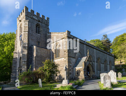 St. James Church, Clapham Dorf, Yorkshire Dales, UK Stockfoto