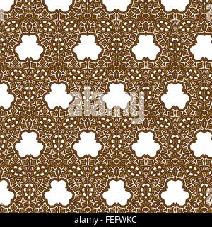 Lace floral ethnischen Ornament nahtlose Muster Stock Vektor