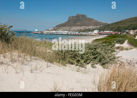 Hout Bay Beach, Hout Bay, Kap-Halbinsel, Stadtbezirk City of Cape Town, Western Cape Province, Südafrika Stockfoto