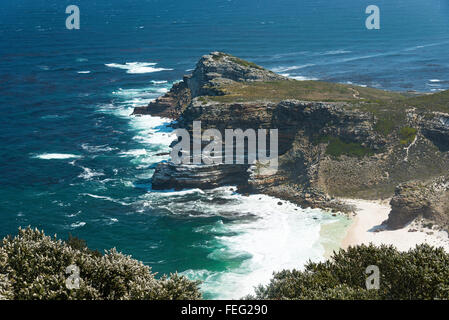 Kap der guten Hoffnung & Dias Strand, Kap-Halbinsel, Stadt von Kapstadt, Westkap, Südafrika Stockfoto