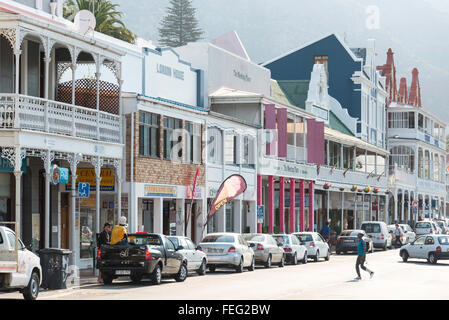 St Georges Street, Simons Town, Kap-Halbinsel, Kapstadt Gemeinde, Provinz Westkap, Südafrika Stockfoto