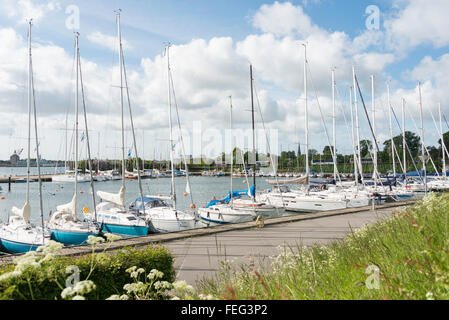 Nordre Toldbod Quay, Kopenhagen (Kobenhavn), Königreich Dänemark Stockfoto