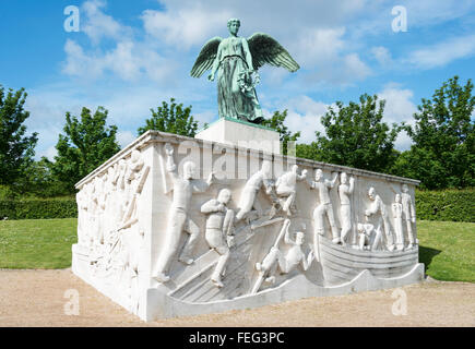 „Monument to Mariners“ am Hafen, Langelinie, Kopenhagen (Kobenhavn), Königreich Dänemark Stockfoto