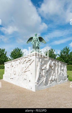 „Monument to Mariners“ am Hafen, Langelinie, Kopenhagen (Kobenhavn), Königreich Dänemark Stockfoto