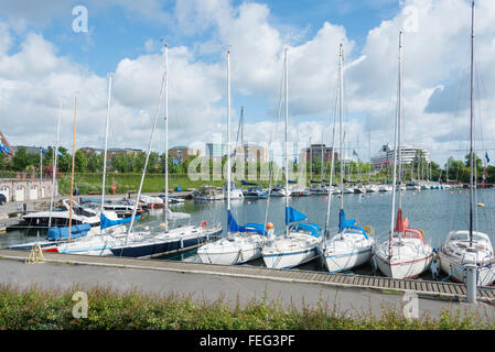 Nordre Toldbod Quay, Langelinie, Kopenhagen (Kobenhavn), Königreich Dänemark Stockfoto